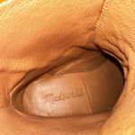 Madewell  Leather Lace Up Boots Lug Sole Size 6 Tan Photo 6