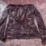 Lululemon  Loose Jacket Hooded Grey and Black Camo Photo 1