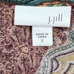 J.Jill bold colors paisley print sleeveless top size small Photo 2
