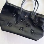 Kate Spade Beaded Embellished Nylon Duffle Bag Black Photo 2