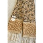 V. Fraas Cashmink Scarf Leopard Animal Print Fringed Germany NWT Scarf Source Photo 3