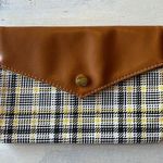 Ipsy Houndstooth Cosmetics Makeup Glam Travel Bag Yellow Photo 0