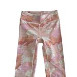 Outdoor Voices Pink Salmon Camo 7/8 Length Leggings Tights Size Small Photo 2