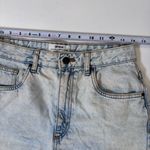 Cotton On  Blue High Straight Bermuda Distressed Jean Shorts Size 6 Photo 5