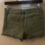 Loft Ann Taylor Green Denim Raw Hem Short 26 Boho Summer Classic Festival Casual Photo 1