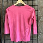 WinterSilks Sweater Sz Small Pink Square Neck 3/4 Sleeve Photo 1