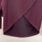 Athleta  Women's Purana Spiced Cabernet Yoga Hooded Wrap Sweatshirt Top Size S Photo 5