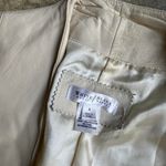 White House | Black Market  White Leather Business Twee Bolero Jacket Photo 3