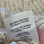 Wilfred Free Aritzia  Sweater Vest Womens Medium Alpaca Wool Blend Chunky Beige Photo 4