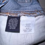 J.Crew  Denim Mini Skirt Womens 27 Blue Jean Raw Hem Cotton Button Zip Front Photo 6