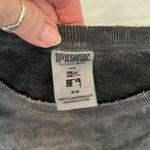 PINK - Victoria's Secret Victorias Secret SF giants szM distressed cropped cold shoulder sweatshirt EUC Photo 5