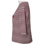 Maje Stripe Embroidered Top Women’s Size Large Red White Floral Heart Tee Photo 4
