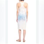 Splendid  Alessia Midi Dress Tie Dye Sleeveless White Blue Small New Vacay Beach Photo 1