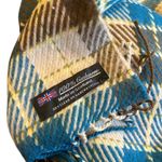 Blue & Brown Scottish Cashmere Scarf Wrap Accessories Women’s Plaid Design Style Photo 1