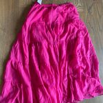 Abercrombie & Fitch Hot Pink Maxi Skirt Photo 0