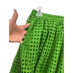 Kate Spade kate spade new york x Target Women's Green Eyelet Volume Midi Skirt Small Photo 5