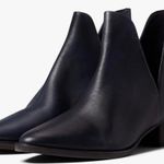 Free People Charm Double V Ankle Boot Black Leather Photo 0