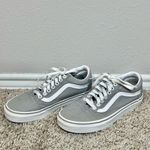 Vans Grey and white sneakers women’s 8 or mens 6.5 Photo 1