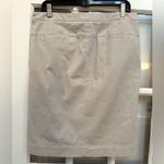 Fabiana Filippi Made in Italy Designer Beige Front Pleat Skirt Size Large L Tan Photo 1