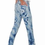 Anthropologie  PILCRO Women's Slim Boyfriend Jeans Denim Tie Dye Stretch Size 31 Photo 6