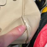 Christian LaCroix  Cream & Peach Leather Crossbody Satchel Handbag Authentic Photo 8