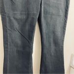 J.Crew  High Rise Crop Flare Jeans Black Stretch Size 32 Photo 6