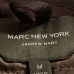 Andrew Marc Marc New York Dark Grey Hooded Puffer Jacket - Size M Photo 5
