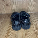 Puma Fenty x Rihanna Round Creeper Black Faux Leather Platform Shoe Sneakers 9.5 Photo 3