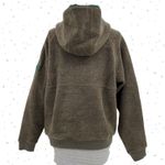 Outdoor Voices  Vine MegaFleece 1/2 Zip Wool Blend Pullover Hoodie Olive Green S Photo 1