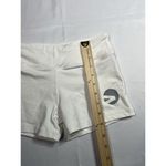 Greater‎ Than My PR Workout Performance Stretch Shorts Cream 23" Waist White Size 4 Photo 2