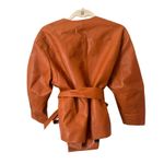 Jason Wu Belted Leather Jacket NWOT Sz 4 Photo 1