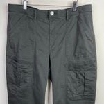 Democracy Ab Solution Tummy Control High Rise Utility Cargo Pants Gray Womens 16 Photo 1