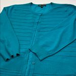 Cable & Gauge  Turquoise Cardigan Photo 6