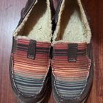 Ariat  Striped Slip-On Shoes with Fleece Lining Photo 0