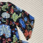 Alice + Olivia Cay Alder Floral Batwing Dolman Sleeves Mini Dress Size S Photo 5