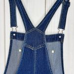 No Boundaries  Short Jeans Overalls Stretch Denim Size L (11-13) Cuffed Photo 9