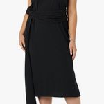 LMAKING THE CUT Women's Standard Draped Shoulder Midi Dress Photo 2