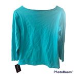 Notations West End Boutique Crochet Neckline Lace Appliqué Blouse Photo 2