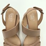 Franco Sarto  Blush/Nude Wedge Heel Sandals Size 10 Photo 3