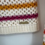 Nautica  sweater women's small striped open knit crochet pullover crew NEW Photo 6