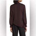 ALL SAINTS Abi Long Sleeve Draped Wrap Over Top (new Size 6 Photo 3