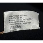 Tultex Vintage Hand Crafted Black Christmas 3-D Reindeer Sweatshirt Size L Granny Core Photo 6