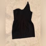 Dress the Population NWOT Maddie One-Shoulder Cocktail Black Minidress sz XL Photo 2