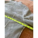 Women size M cropped faux fur suede gray short sherpa jacket Size M Photo 4