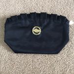 Black Ruffled Atlanta Shell Logo Cosmetic Bag Photo 0