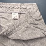 Gray Terry Cloth High Rise Shorts With Pockets Size M Photo 3