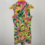 Tommy Bahama  Pink and Yellow Tropical Golf Tennis Beach Dress | S Photo 3