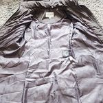 Cole Haan Women's Taffeta Down Coat with Bib Front and Dramatic Hood Size XS Photo 7