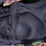 Lands' End Bathing Suit Womens 12 Swim One Piece Navy Blue Floral Built In Bra Photo 5