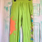 Nickelodeon Rugrats Lime Green Sweatpants Size XS Photo 1
